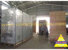 Quá trình đóng gói buồng sấy (xuất khẩu Nhật Bản)