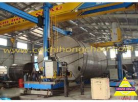 Bồn 150M3 (inox304) đang được hàn bằng máy hàn tự động