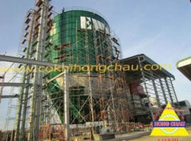 Quá trình thi công Silo chứa trấu - 364 tấn