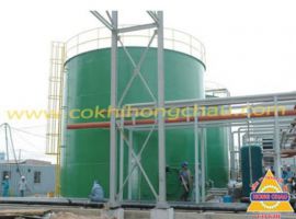 Lắp đặt bồn và sàn thao tác