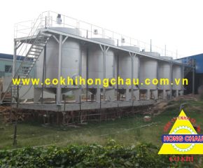 Bồn khuấy nước xử lý 50M3